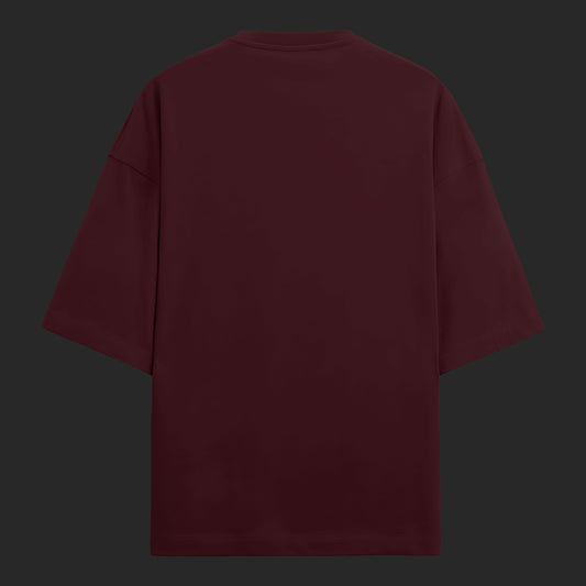 Terry Classic Maroon oversized T-shirt